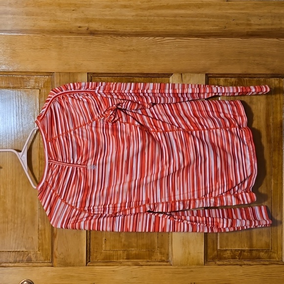 Athleta Pacifica 1/2 Zip Striped Pullover M Long Sleeve - Picture 2 of 3